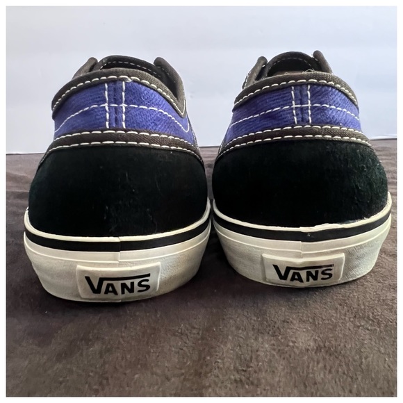 Vans Classic Old Skool Canvas in Blue, Black & White - Picture 8 of 11